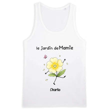 Charger l'image dans la galerie, T-Shirt Personnalisé Jardin de Mamie avec Fleur de Naissance – Cadeau pour Grand-Mère, Maman ou Tata
