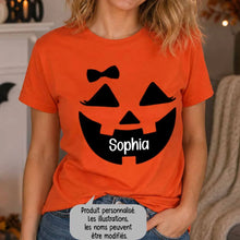 Charger l'image dans la galerie, T-Shirt Halloween Citrouille Personnalisé – Costume de Groupe Assorti pour Famille, Amis et Collègues
