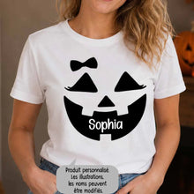 Charger l'image dans la galerie, T-Shirt Halloween Citrouille Personnalisé, Costume de Groupe Assorti pour Amis, Collègues et Famille
