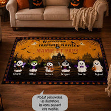 Charger l'image dans la galerie, Tapis Halloween Personnalisé – Paillasson Cadeau pour Mamie et Papy, Maison Hantée des Grands-Parents

