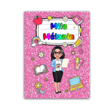 Charger l'image dans la galerie, Enseignante Carnet de notes personnalisée, Cadeaux pour la fête des enseignants, Cadeau de rentrée pour les enseignants
