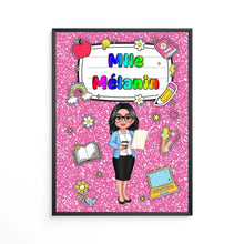 Charger l'image dans la galerie, Enseignante Carnet de notes personnalisée, Cadeaux pour la fête des enseignants, Cadeau de rentrée pour les enseignants
