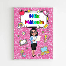Charger l'image dans la galerie, Enseignante Carnet de notes personnalisée, Cadeaux pour la fête des enseignants, Cadeau de rentrée pour les enseignants

