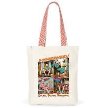 Charger l'image dans la galerie, Sac fourre-tout Summerween Personnalisé Drôle – Tote Bag Halloween, Vacances d'Été et Plage
