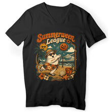 Charger l'image dans la galerie, T-shirt Summerween League Fantôme Personnalisé – Cadeau Halloween Été Drôle, Vacances à la Plage, Volley-Ball
