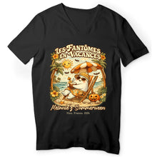 Charger l'image dans la galerie, T-Shirt Personnalisé Fantôme à la Plage Summerween – Cadeau Halloween Drôle, Vacances d'Été
