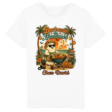 Charger l'image dans la galerie, T-Shirt Summerween Fantôme BBQ Personnalisé avec Prénom – Cadeau Famille, Halloween et Vacances d'Été
