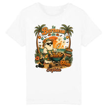 Charger l'image dans la galerie, T-Shirt Summerween Le Barbecue de Fantôme BBQ Personnalisé avec Prénom – Cadeau Famille, Halloween et Vacances d'Été
