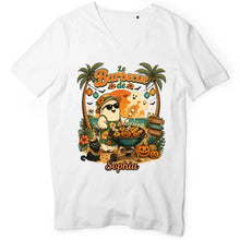 Charger l'image dans la galerie, T-Shirt Summerween Le Barbecue de Fantôme BBQ Personnalisé avec Prénom – Cadeau Famille, Halloween et Vacances d'Été
