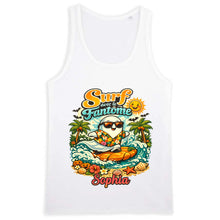 Charger l'image dans la galerie, T-Shirt Summerween Fantôme Surfeur Personnalisé avec Prénom – Cadeau Homme, Femme, Vacances à la Plage
