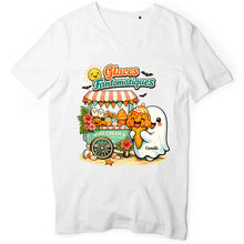Charger l'image dans la galerie, T-Shirt Summerween Fantôme et Glace Personnalisé avec Prénom – Cadeau Homme, Femme, Garçon et Fille
