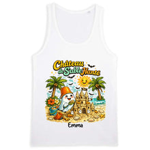 Charger l'image dans la galerie, T-Shirt Summerween Fantôme Château de Sable Personnalisé avec Prénom – Cadeau Homme, Femme, Enfant

