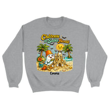Charger l'image dans la galerie, T-Shirt Summerween Fantôme Château de Sable Personnalisé avec Prénom – Cadeau Homme, Femme, Enfant
