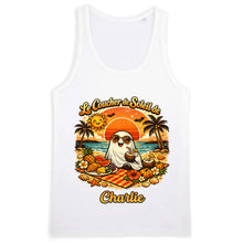 Charger l'image dans la galerie, Débardeur Summerween Le Coucher de Soleil Fantôme Personnalisé avec Prénom – Tanktop Shirt Cadeau Homme, Femme
