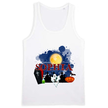 Charger l'image dans la galerie, T-Shirt Halloween Fantôme Personnalisé avec Prénom – Cadeau Homme, Femme et Enfant
