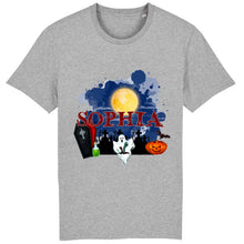 Charger l'image dans la galerie, T-Shirt Halloween Fantôme Personnalisé avec Prénom – Cadeau Homme, Femme et Enfant
