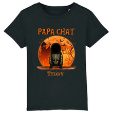 Charger l'image dans la galerie, T-Shirt Halloween Personnalisé avec Photo et Prénom de Chien, Chat ou Lapin – Cadeau pour Papa et Maman
