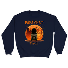 Charger l'image dans la galerie, T-Shirt Halloween Personnalisé avec Photo et Prénom de Chien, Chat ou Lapin – Cadeau pour Papa et Maman
