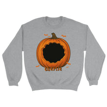 Charger l'image dans la galerie, T-Shirt Halloween Personnalisé avec Photo et Prénom Citrouille – Chien, Chat ou Lapin, Cadeau Papa et Maman
