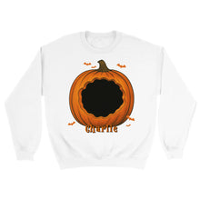 Charger l'image dans la galerie, T-Shirt Halloween Personnalisé avec Photo et Prénom Citrouille – Chien, Chat ou Lapin, Cadeau Papa et Maman
