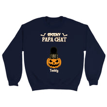 Charger l'image dans la galerie, T-Shirt Halloween Personnalisé avec Photo et Prénom – Chien, Chat, Cheval ou Lapin Spooky au Coucher du Soleil
