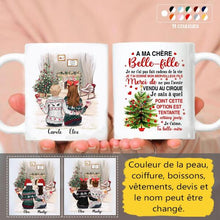 Charger l&#39;image dans la galerie, Tasse A Ma Chère Belle-fille, Merci d&#39;être ma belle-fille, Je t&#39;aime, ta belle-mère, cadeau pour Noël
