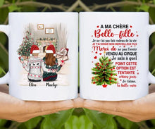 Charger l&#39;image dans la galerie, Tasse A Ma Chère Belle-fille, Merci d&#39;être ma belle-fille, Je t&#39;aime, ta belle-mère, cadeau pour Noël
