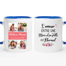 Charger l&#39;image dans la galerie, Mug Mère et Fille, Mug photo personnalisé, Cadeaux pour Fille
