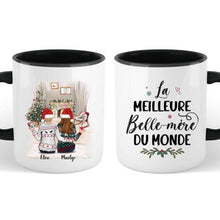 Charger l&#39;image dans la galerie, Tasse personnalisée, Mug personnalisé famille, Tasses mère et fille, cadeaux de Noël pour maman
