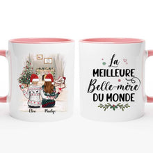 Charger l&#39;image dans la galerie, Tasse personnalisée, Mug personnalisé famille, Tasses mère et fille, cadeaux de Noël pour maman
