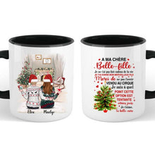 Charger l&#39;image dans la galerie, Tasse A Ma Chère Belle-fille, Merci d&#39;être ma belle-fille, Je t&#39;aime, ta belle-mère, cadeau pour Noël
