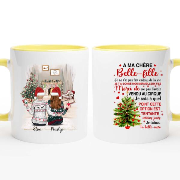 Tasse Personnalisée Avec Message Ou Prénom De Votre Choix (Mug Fleurs Rose) - Objet De Décoration - Idée Cadeau - Oeuvre Artisanale