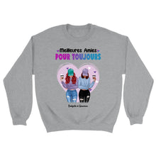 Charger l&#39;image dans la galerie, Jusqu&#39;à 5 filles, Sweat à capuche bff, Sweat à capuche personnalisé meilleure amie, cadeau pour les amis
