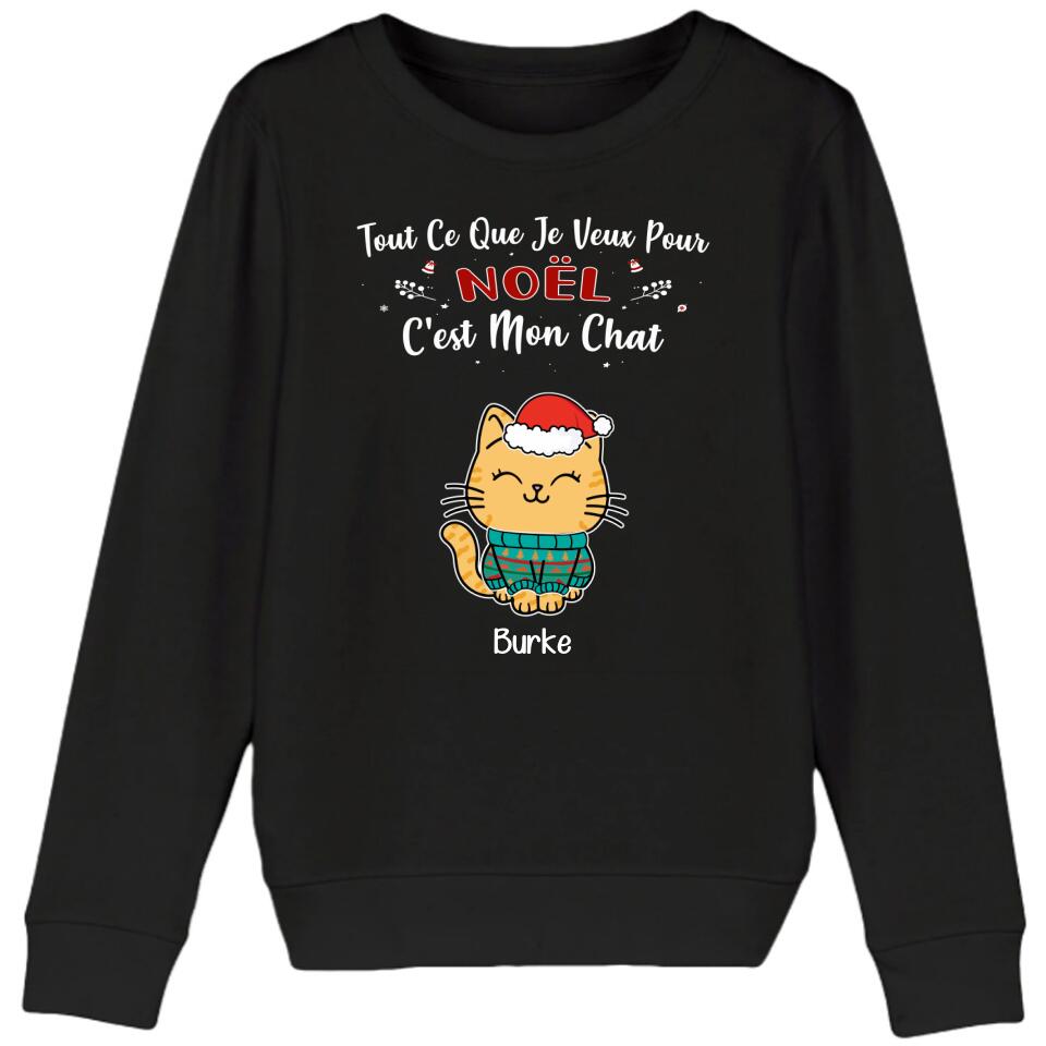 Tee Shirt Chat Humour Homme | Joyeux Noël Avec Chats - Cadeau Plus Tee Shirt Chat Humour Homme | Joyeux Noël Avec Chats - Cadeau Plus