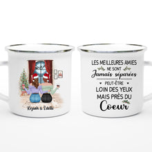 Charger l&#39;image dans la galerie, Mug personnalisé meilleure amie, Tasse de Noël des sœurs, Cadeaux de Noël pour bff
