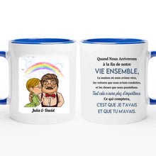 Charger l&#39;image dans la galerie, Mug personnalisé À ma Femme, Mon Mari, Quand Nous Arriverons à la fin de notre Tasse pour vieux couple
