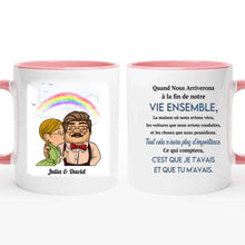 Charger l&#39;image dans la galerie, Mug personnalisé À ma Femme, Mon Mari, Quand Nous Arriverons à la fin de notre Tasse pour vieux couple
