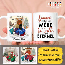 Charger l&#39;image dans la galerie, Tasse de Noël Personnalisé à ma Fille, Personnalisé Mug, cadeau de Noël de la Mère et de la fille
