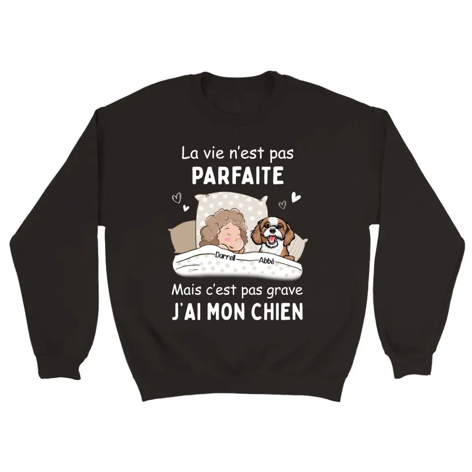 Jusqu'à 4 chiens, Pull personnalisé chien, maman chien, papa chien, amoureux des chiens