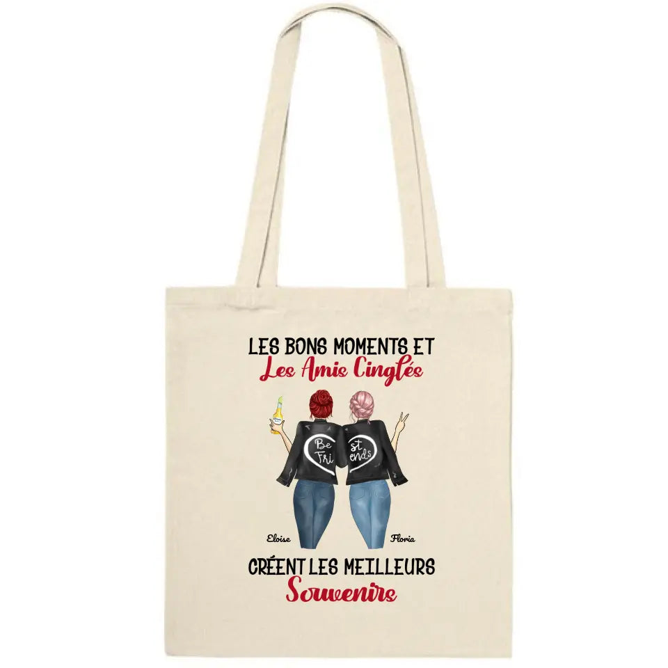 Jusqu'à 3 filles, Sac fourre-tout personnalisé meilleure amie, bff pour 2, Cadeaux aux meilleurs amis