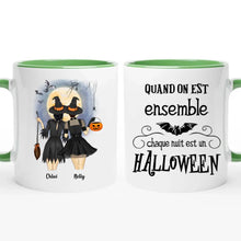 Charger l&#39;image dans la galerie, Jusqu&#39;à 6 femmes, tasse Halloween, mug personnalisé meilleure amie, chaque nuit est un Halloween
