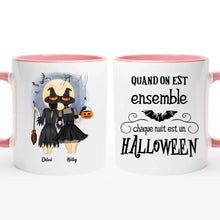 Charger l&#39;image dans la galerie, Jusqu&#39;à 6 femmes, tasse Halloween, mug personnalisé meilleure amie, chaque nuit est un Halloween
