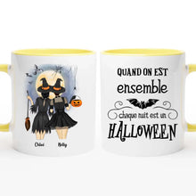 Charger l&#39;image dans la galerie, Jusqu&#39;à 6 femmes, tasse Halloween, mug personnalisé meilleure amie, chaque nuit est un Halloween
