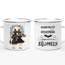 Charger l&#39;image dans la galerie, Jusqu&#39;à 6 femmes, tasse Halloween, mug personnalisé meilleure amie, chaque nuit est un Halloween
