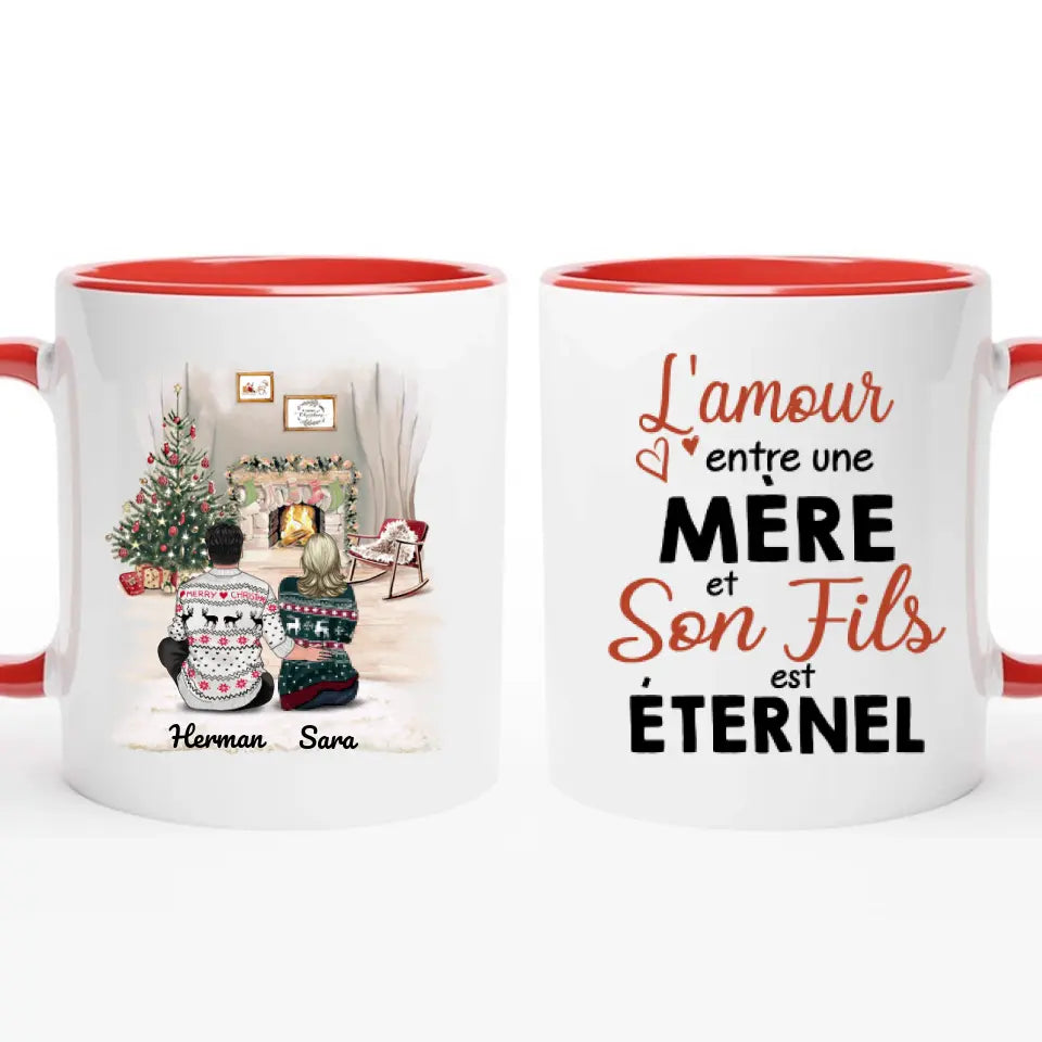 Lot de 2 tasses à café pour grand-parent Est 2022, meilleurs cadeaux de  félicitations pour grand-parent, maman, papa, cadeaux de Noël,  d'anniversaire, de Thanksgiving pour grand-mère, grand-père, lot de 2  tasses noires