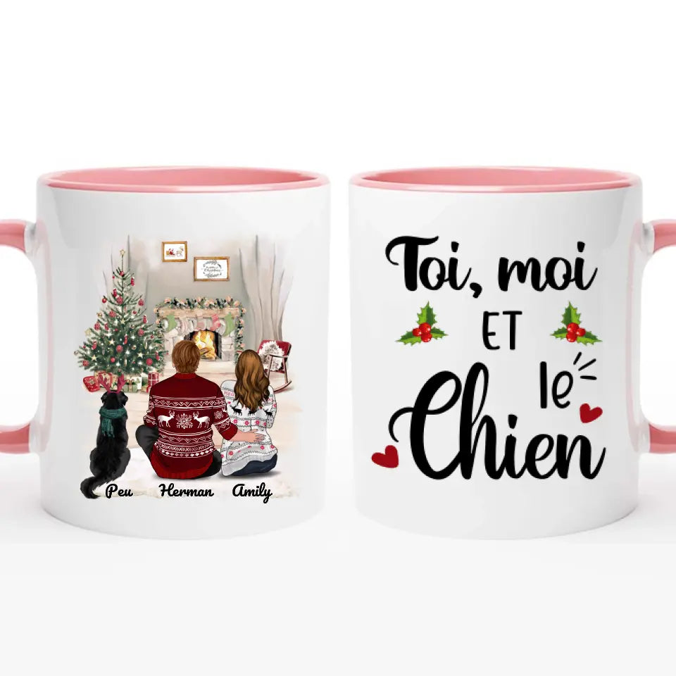 Mug Personnalisé - Mon Seul Cadeau Pour Noël - Chien - TESCADEAUX