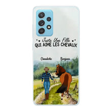 Charger l&#39;image dans la galerie, Jusqu&#39;à 2 chevaux, Coque de téléphone cheval personnalisés, Juste une fille qui aime les chevaux
